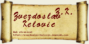 Zvezdoslav Kelović vizit kartica